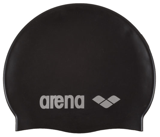 Arena Classic Silicone Swimming Cap - Black | Allens Of Kingsbury 1279