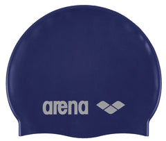 Arena Classic Silicone Swimming Cap - Blue | Allens Of Kingsbury