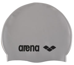 Arena Classic Silicone Swimming Cap - Grey | Allens Of Kingsbury