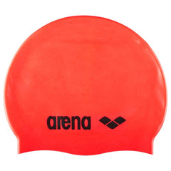 Arena Classic Silicone Swimming Cap - Red | Allens Of Kingsbury