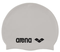 Arena Classic Silicone Swimming Cap - White | Allens Of Kingsbury