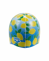 Arena HD Lemons Swim Cap  - Turquoise/Multi | Allens Of Kingsbury