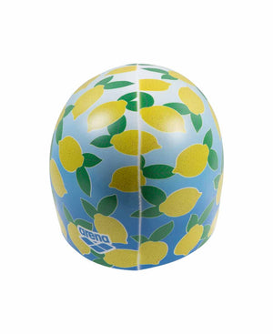 Arena HD Lemons Swim Cap  - Turquoise/Multi | Allens Of Kingsbury