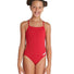 Arena Girls Team Challenge Solid Swimsuit - Red