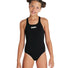 Arena Girls Team Swim Pro Solid Swimsuit - Black