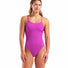 Arena Womens Solid Team Challenge Swimsuit - Very Fuchsia/Team Green