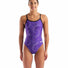 Arena Womens Fireflow Challenge Back Swimsuit - Black/Team Purple