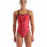 Arena Womens Fireflow Challenge Back Swimsuit - Black/Team Red