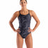 Arena Womens Fireflow Lightdrop Back Swimsuit - Black/Team Black
