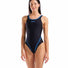 Arena Womens Hyperflow Solid Tech Back Swimsuit - Black/Blue