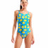 Arena Womens Lemons Lace Plus Back Swimsuit - Turquoise/Multi