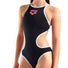 Arena Womens One Biglogo One Piece Swimsuit - Black/White