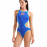 Arena Womens One Biglogo One Piece Swimsuit - Neon Blue/Turquoise