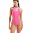 Arena Womens One Biglogo One Piece Swimsuit - Shocking Pink/Water