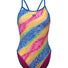 Arena Womens Printed Lace Back Swimsuit - Multi