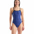 Arena Womens Snakeskin Challenge Back Swimsuit - Black/Team Royal