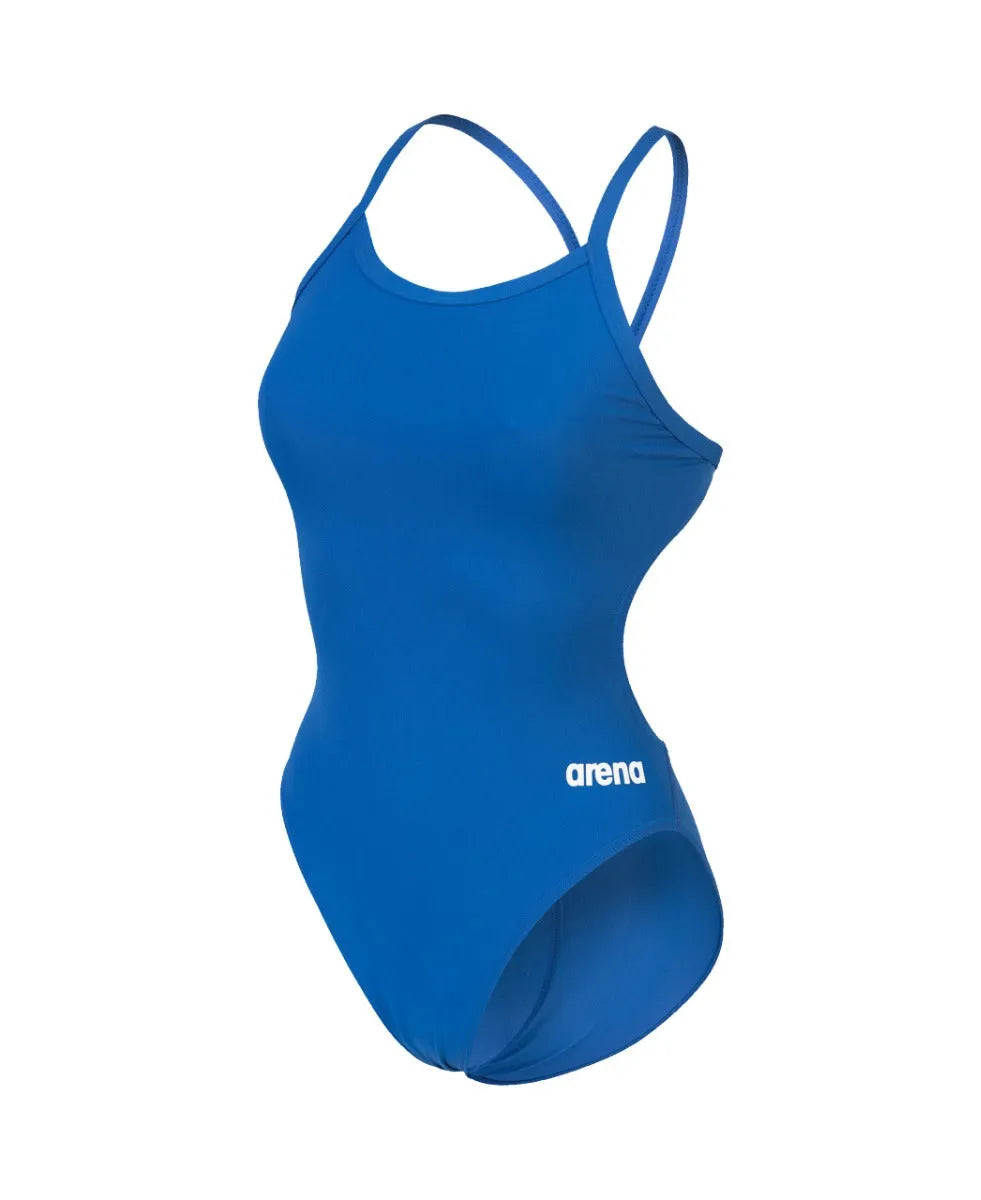 Blue Arena Women's Team Challenge solid swimsuit, sleek and supportive swimwear for competitive swimming or training.