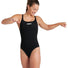 Arena Womens Team Swim Pro Solid Swimsuit - Black