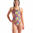 Arena Womens Tropical Delight Tie Back Swimsuit - Multi/Pink/Black