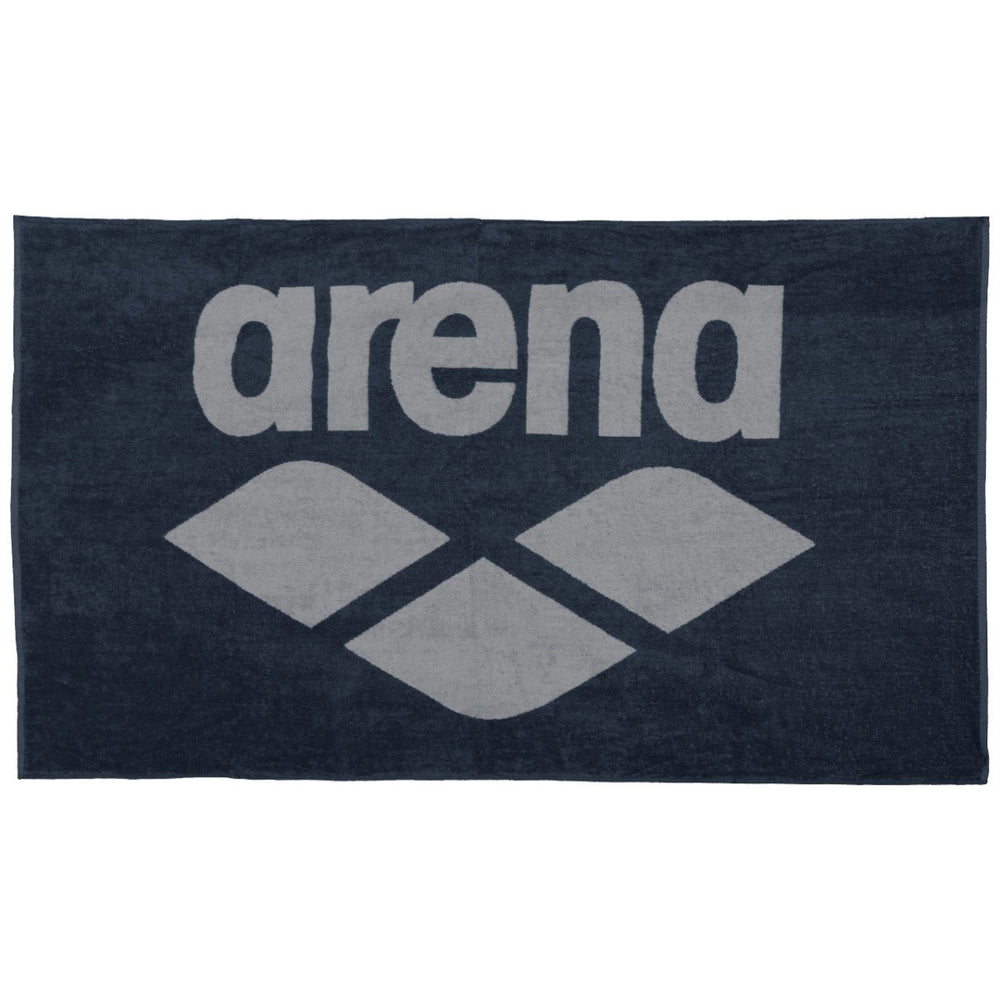 Arena Pool Soft Towel - Navy/Grey | Allens Of Kingsbury