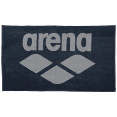 Arena Pool Soft Towel - Navy/Grey | Allens Of Kingsbury