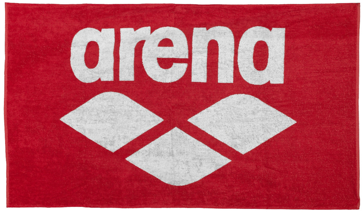 Arena Pool Soft Towel - Red | Allens Of Kingsbury