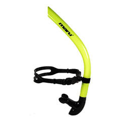 Maru Front Snorkel in lime color, featuring a streamlined design for comfortable snorkeling.