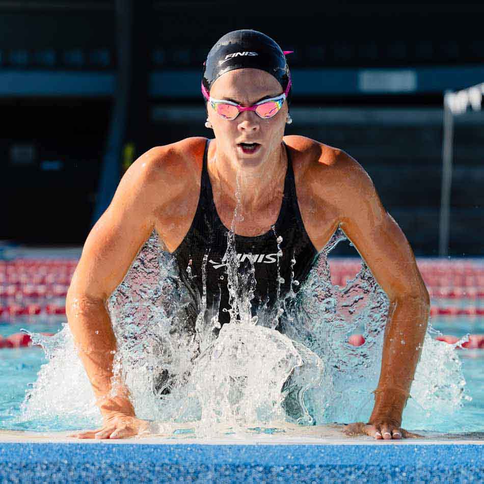 Finis Mach 1 Racing Goggle - Pink Opal | Allens Of Kingsbury