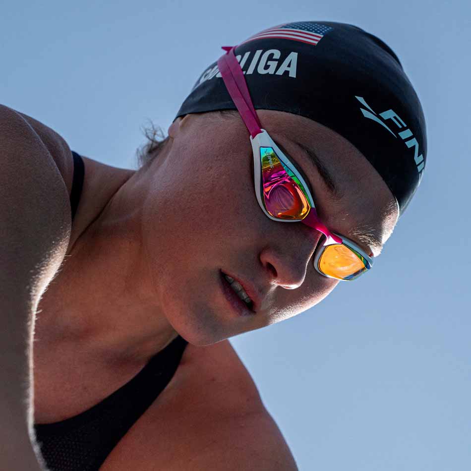 Finis Mach 1 Racing Goggle - Pink Opal | Allens Of Kingsbury