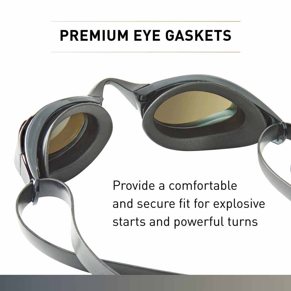 Finis Mach 1 Racing Goggle - Titanium | Allens Of Kingsbury