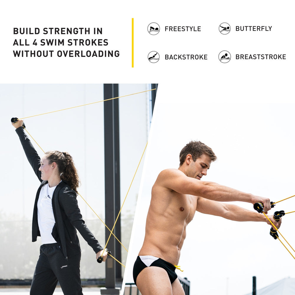 Finis Slide Dryland Trainer 7mm - Yellow | Allens Of Kingsbury