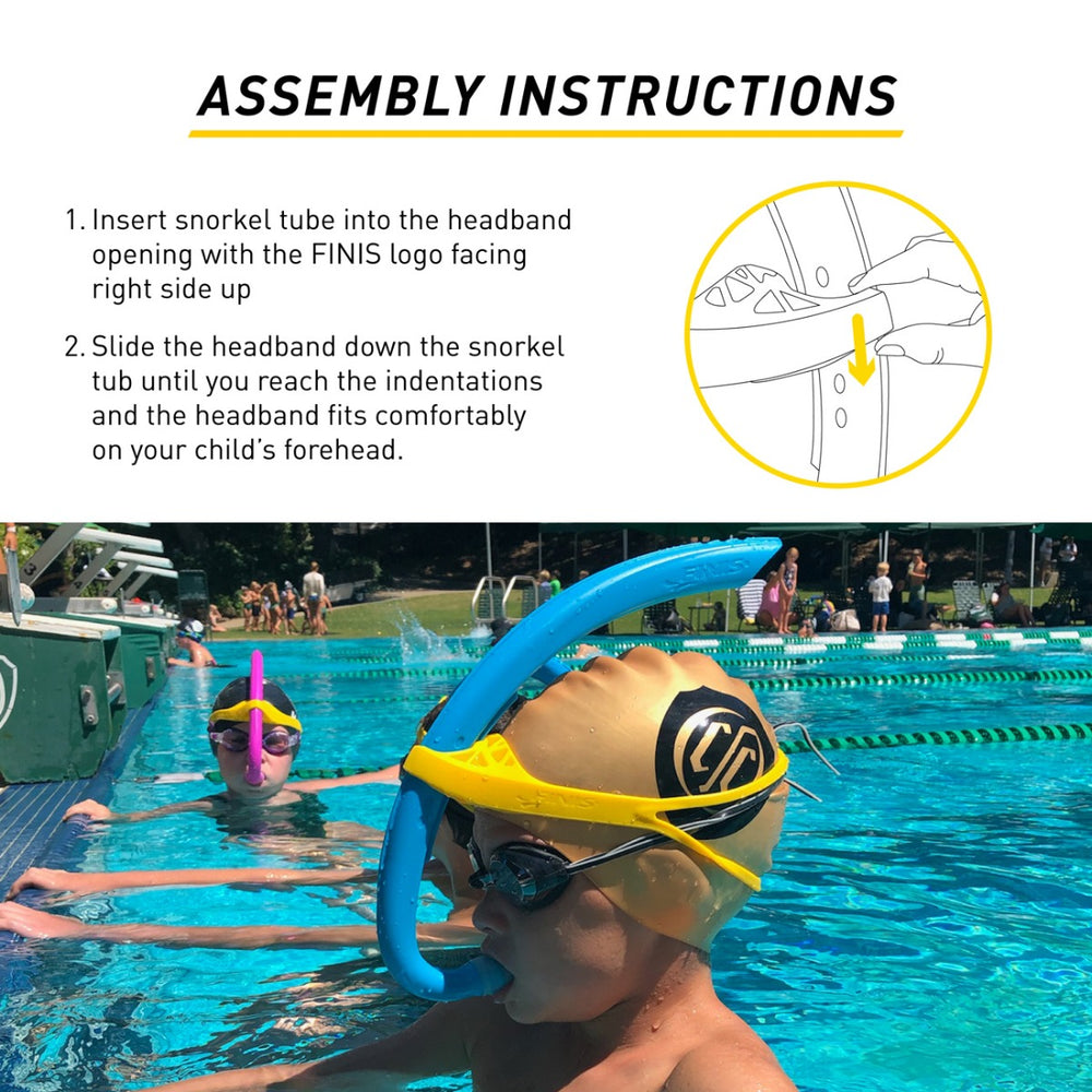 Finis Junior Stability Snorkel - Ocean Blue | Allens Of Kingsbury