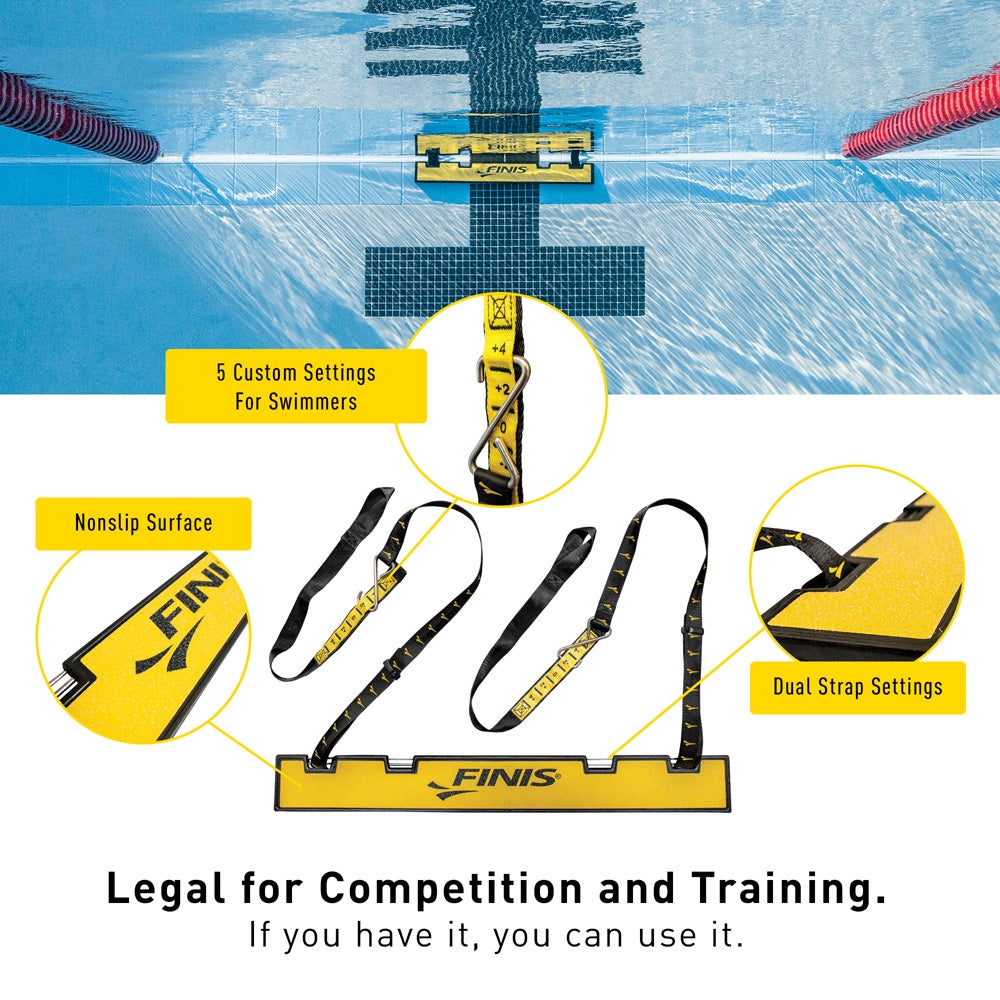 Finis Backstroke Wedge - Yellow | Allens Of Kingsbury