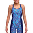 Funkita Girls Blue Bits Fast Training One Piece - Multi
