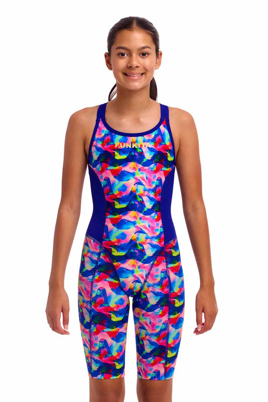 Funkita Girls Wet Wave Fast Training One Piece - Multi | Allens Of Kingsbury 801
