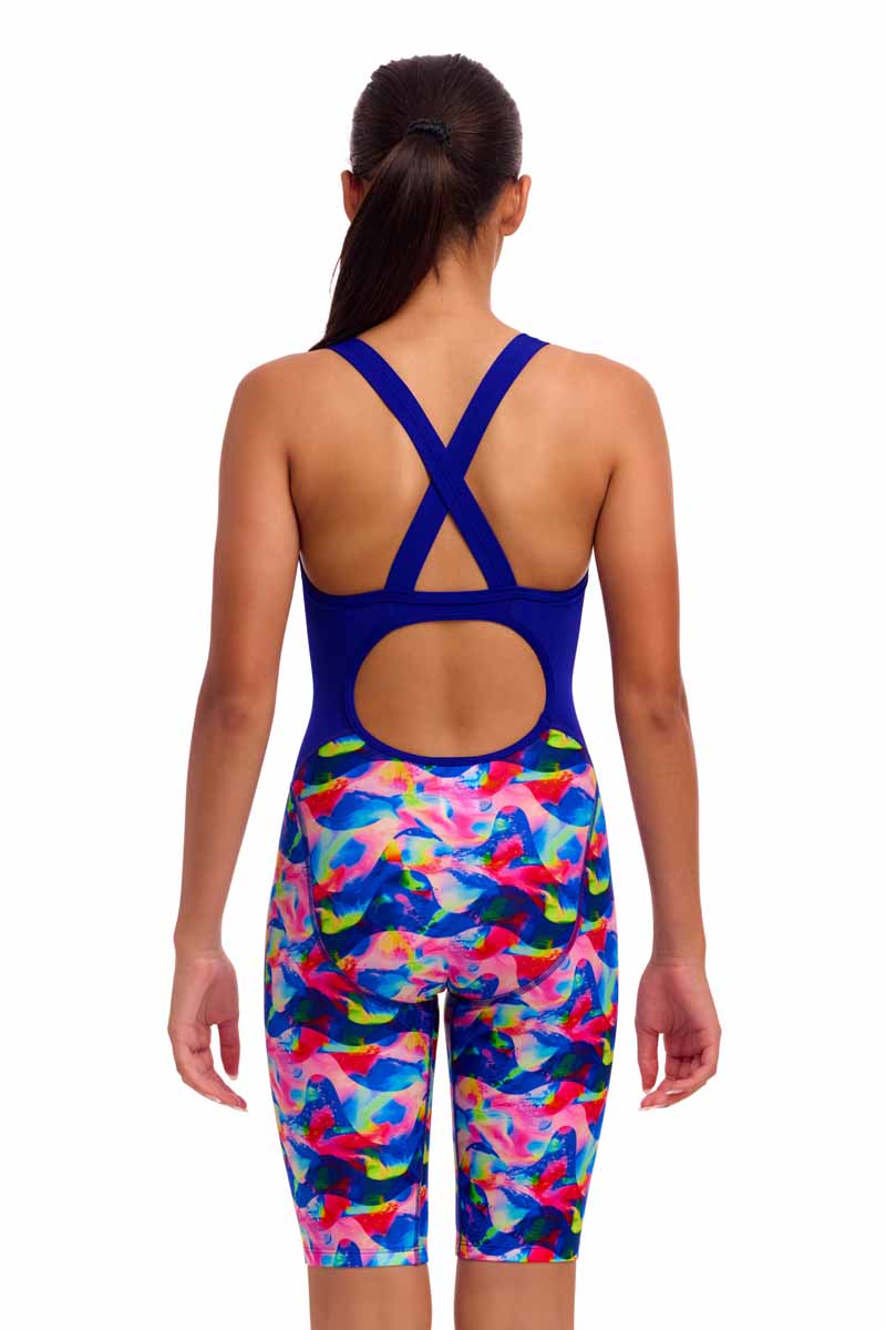 Funkita Girls Wet Wave Fast Training One Piece - Multi | Allens Of Kingsbury