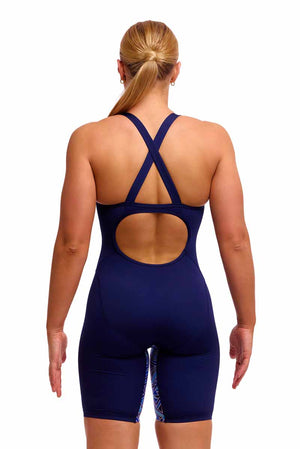 Funkita Ladies Blue Bits Fast Training One Piece - Blue | Allens Of Kingsbury