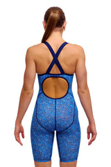 Funkita Ladies Pebble Beach Fast Legs One Piece - Blue | Allens Of Kingsbury