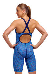 Funkita Ladies Pebble Beach Fast Legs One Piece - Blue | Allens Of Kingsbury