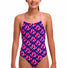 Funkita Girls Ho Hum Diamond Back One Piece Swimsuit - Multi
