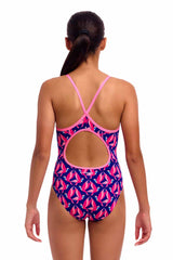 Funkita Girls Ho Hum Diamond Back One Piece Swimsuit - Multi | Allens Of Kingsbury