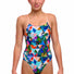Funkita Girls Palm Prism Diamond Back One Piece Swimsuit - Multi