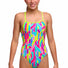 Funkita Girls Candy Cracks Tie Me Tight One Piece Swimsuit - Multi