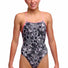 Funkita Girls Nights Rose Tie Me Tight One Piece Swimsuit - Black/White