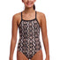 Funkita Girls Rattle Racer Tie Me Tight One Piece Swimsuit - Gold/Black