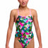 Funkita Girls Sub Lime Single Strap One Piece Swimsuit - Multi