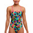 Funkita Ladies Blotchy Babe Strapped In One Piece Swimsuit - Multi