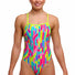 Funkita Ladies Candy Cracks Tie Me Tight One Piece Swimsuit - Multi
