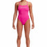 Funkita Ladies Candy Tie Me Tight One Piece Swimsuit - Pink