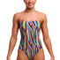 Funkita Ladies Curl Curl Single Strap One Piece Swimsuit - Multi